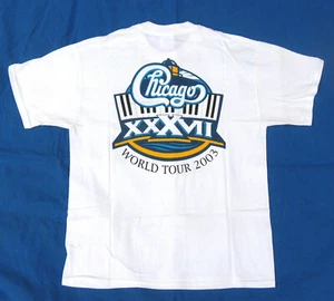 Chicago-"2003 World Tour T-Shirt" Robert Lamm-Jason Scheff-James Pankow-Great! - Picture 1 of 2