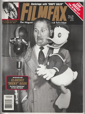 FILMFAX # 26 MAGAZINE OF MOVIE CLARENCE NASH RONDO HATTON SAM ARKOFF INTERVIEW Foto 1 de 2