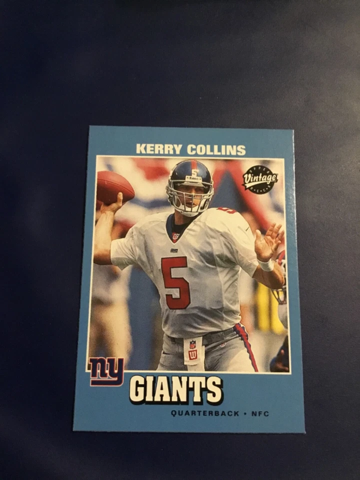2001 Upper Deck Vintage # 108 KERRY COLLINS New York Giants  - Image 1 of 1