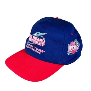 Vtg 90s Houston Rockets Heard Chevrolet Chevy Cap Hat Snapback NBA Basketball - Picture 1 of 10
