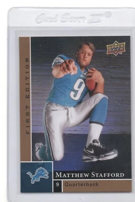 MATTHEW STAFFORD  2009 Upper Deck First Edition #180 RC - Image 1 of 2