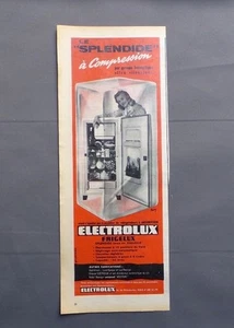 PUB PUBLICITE ANCIENNE ADVERT CLIPPING 150517 REFRIGERATEUR ELECTROLUX FRIGELUX - Picture 1 of 1