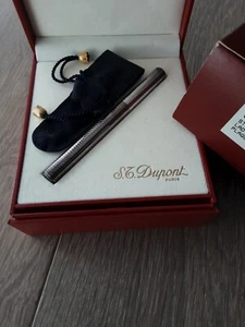 S.T. Dupont silver fountain pen in box - Picture 1 of 9