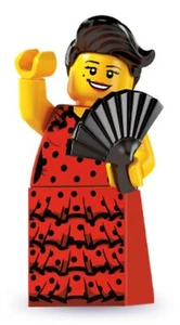 FLAMENCO DANCER - LEGO Minifigures Series 6 2012 8827-6 **NEW** **SEALED BAG** - Picture 1 of 3