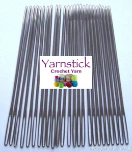 25 x Nickel Plated Tapestry Needles Without Point Size 22 Hand Sewing Crafts - Picture 1 of 1