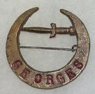 insigne Commando de Chasse GEORGES type 2 AFN Algrie ORIGINAL mtal coul 