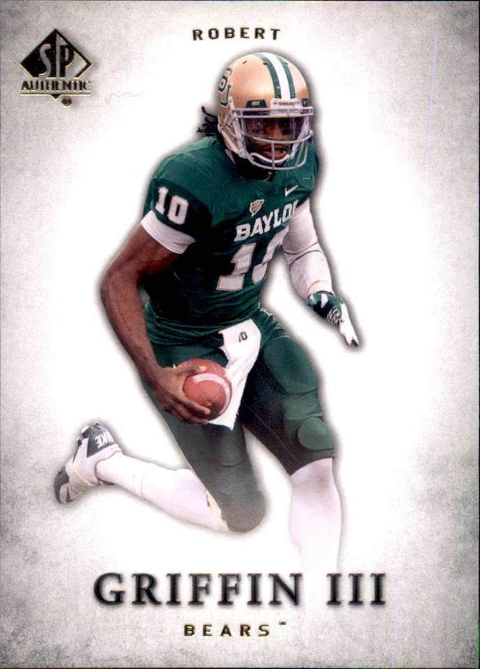 2012 SP Authentic Rookie #10 Robert Griffin III Baylor Bears - Image 1 of 1