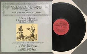 N577 Capriccio Stravagante Grindenko Lubimov Melodiya C10 25413 002 Stereo - Picture 1 of 3