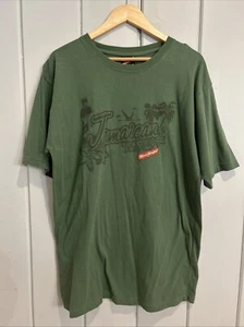 Red Stripe Beer Jamaican Vacation Green T Shirt XL - Picture 1 of 3