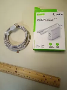 Belkin F8J26805SLV 5ft Usbc To Usba - Silver - Picture 1 of 1