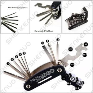 Parts Motorcycle Repair Tool Set Hex Wrench+Screwdrivers+Allen Key+Nuts for moto - Picture 1 of 12