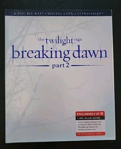 Twilight Breaking Dawn Part 2 (Blu-Ray, 2013) w Slipcover. RARE TARGET EXCLUSIVE - Picture 1 of 8