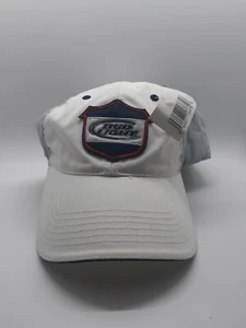 Bud Light Bier Hut Kappe weiß Erwachsene Strapback Neu mit Etikett Logo - Bild 1 von 4