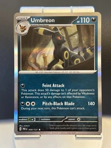 Umbreon 059/131 Prismatic Evolutions Holo Rare Pokemon TCG Card - Picture 1 of 2
