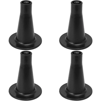 Leg Daddy 3-5/8" Tall Cone Shaped Replacement Bed Frame Feet, Set of 4 - Image 1 of 4