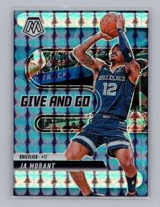 2024-25 Mosaic NBA #3 Ja Morant Give and Go Mosaic Prizm Memphis Grizzlies - Picture 1 of 2