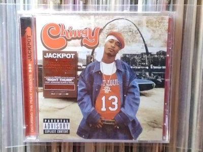 Chingy Jackpot CD 03 1ST USA BROWN HYPE STICKER PA SNOOP DOGG TRINA HIP HOP RAP - Image 1 of 4