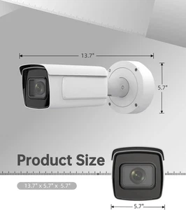 NEW 7A46G0/P-IZHS 2.8-12MM 4MP License Plate Recognition Bullet IP Camera - Picture 1 of 4