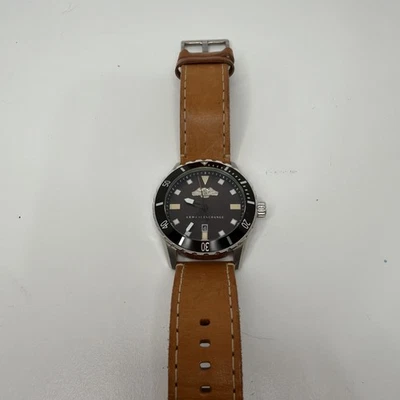 Reloj Armani Exchange cuero marrón esfera negra AX1707 $160.00 Foto 1 de 4