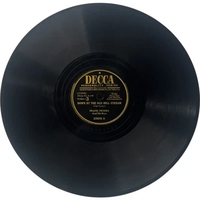 Frank Froeba - I Wonder Who's Kissing Her Now / Down By The Old Mill Stream - Image 1 of 4