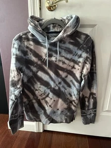 Aeropostale Pullover Hoodie Sweatshirt Size XS Blue Grey Tie-dye - Picture 1 of 6