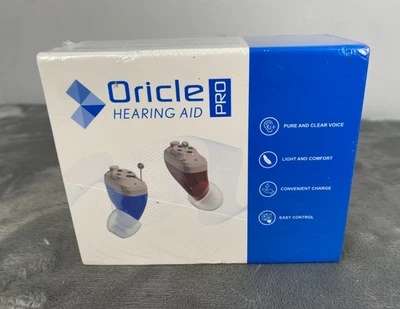 Oracle PRO Hearing Aids for Seniors 16 Channel 48 Hour Battery + Case  New - Image 1 of 4