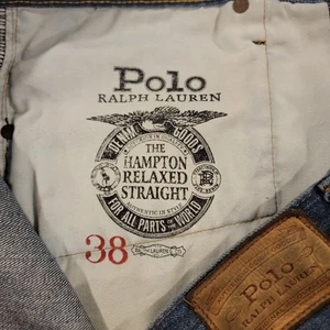 Polo Ralph Lauren pantaloncino uomo 38x12 denim jorts Hampton relaxed dritto - Foto 1 di 7