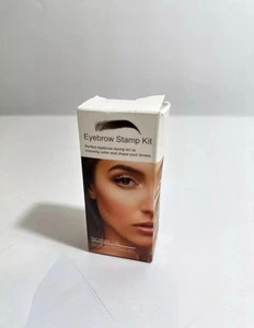Eyebrow Stamp Stencil Kit Eyebrow Definer Powder Makeup Long Lasting Waterproof - Picture 1 of 3