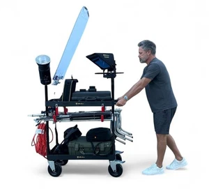 Videoproduktion Reise Studio Rad Wagen Rollen, zwei Griffe zusammenklappbar - Bild 1 von 14