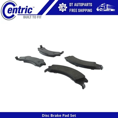 Para 2008-2011 Ford E-150 | Pastilhas de freio a disco traseiras centrais | Semi-metálicas - Imagem 1 de 4