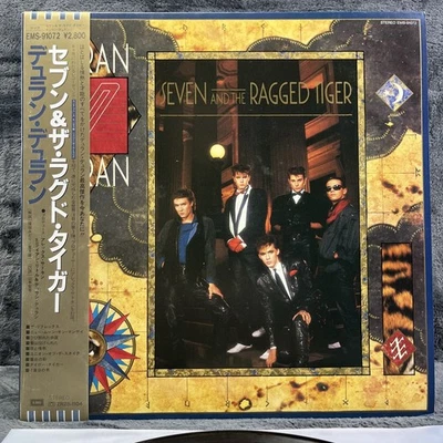 Duran Duran – Seven And The Ragged Tiger Japan Pressing LP 12" Vinyl Record OBI - Bild 1 von 4