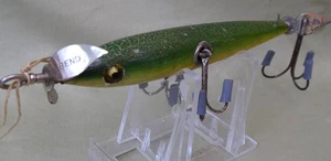 South Bend 4 1/2" Panatella, GE, Green Crackleback, 3 T, C. 1928 - Imagen 1 de 11