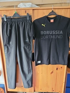Borussia Dortmund Tee/pants Set. Puma - Picture 1 of 11