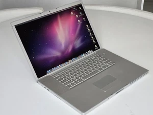 RARE Vintage 2007 MacBook Pro 17" A1229 2.4GHz | NEW GPU+BATTERY | Snow Leopard! - Picture 1 of 8