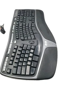 Microsoft Natural Ergonomic Keyboard 4000 v1.0 Wired USB KU-0462 Great Condition - Picture 1 of 5
