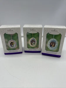 3 Vintage Rare 2001 Hallmark Keepsake Easter Ornaments Printaniere Neu! - Bild 1 von 10