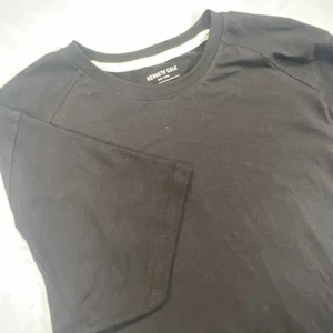 Kenneth Cole Large Mobility Strick-T-Shirt schwarz superweich Einzelhandel für 49 $ - Bild 1 von 9