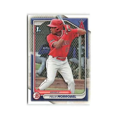 Felix Morrobel 2024 Bowman Prospects #BP-121 Los Angeles Angels Baseball Card NM - Image 1 of 3