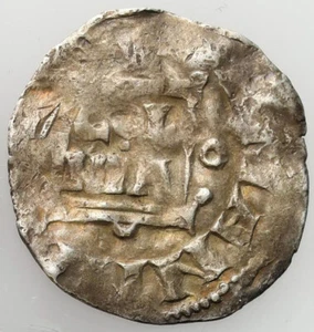 Köln, Konrad II. mit Hermann II. 1036-1039. Denar - Bild 1 von 2