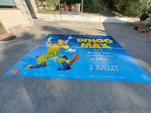AFFICHE 4X3M DINGO ET MAX 1995 WALT DISNEY DESSIN ANIME - Photo 1/1