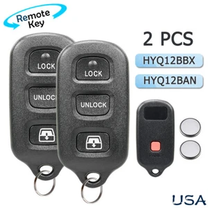 2 For Toyota 4Runner Sequoia 1999-2009 Key Fob Remote Control Keyless HYQ12BBX - Picture 1 of 7