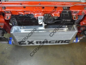 Intercooler de aluminio CXRacing + soporte para 79-93 Ford Mustang 5.0 4" núcleo - Imagen 1 de 12