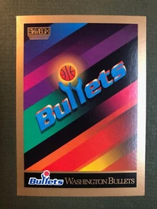 1990-91 Skybox Team Checklist Washington Bullets #354 (Pack Fresh!) - Picture 1 of 4