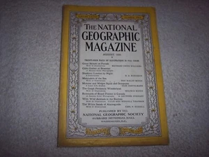 NATIONAL GEOGRAPHIC MAGAZINE--AUGUST 1935 #74 - Picture 1 of 4