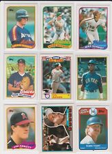 1989 Topps Baseball you pick base stars RC rookie insert Hall Of Famers NM
