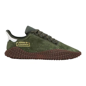 Adidas Men's Kamanda 01 Nubuck Leather Sneaker Shoes Base Green Size 12.5 - Picture 1 of 5
