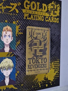 TOKYO REVENGERS GOLD Playing Cards - Picture 1 of 10
