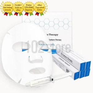 Dj Carbon Therapy CO2 Gel Mask Carboxy Therapy 5 Gels&10 Mask Sheets - Fedex - Picture 1 of 6