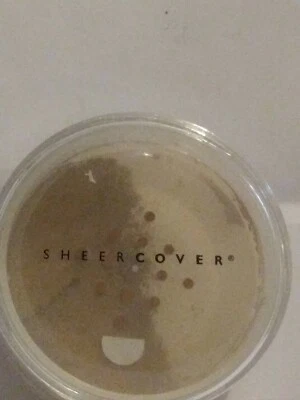 Sheer Cover ALMOND Mineral FOUNDATION Large Size 4g SPF 15 NEW & SEALED, Rare - Image 1 of 4