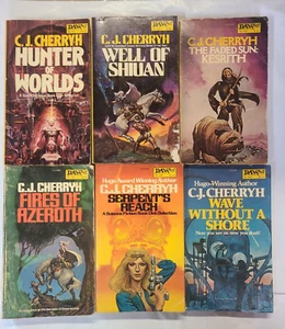 C. J. CHERRYH Lot of 6 DAW First Printing Mass Market Paperback (1977-1981) - Picture 1 of 17